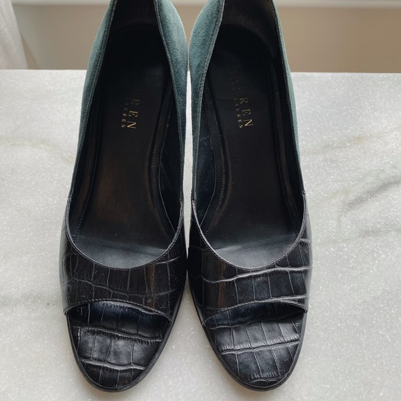 Ralph Lauren Open-toe Pumps - Picture 2 of 6